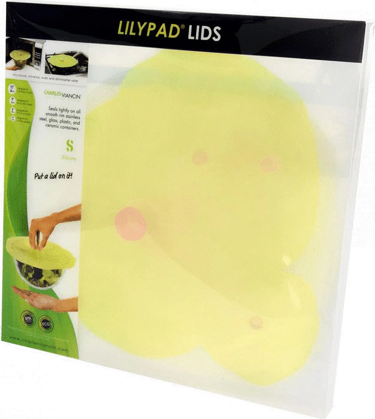 Airtight Silicone Lids Lilypad Gift Set of 4