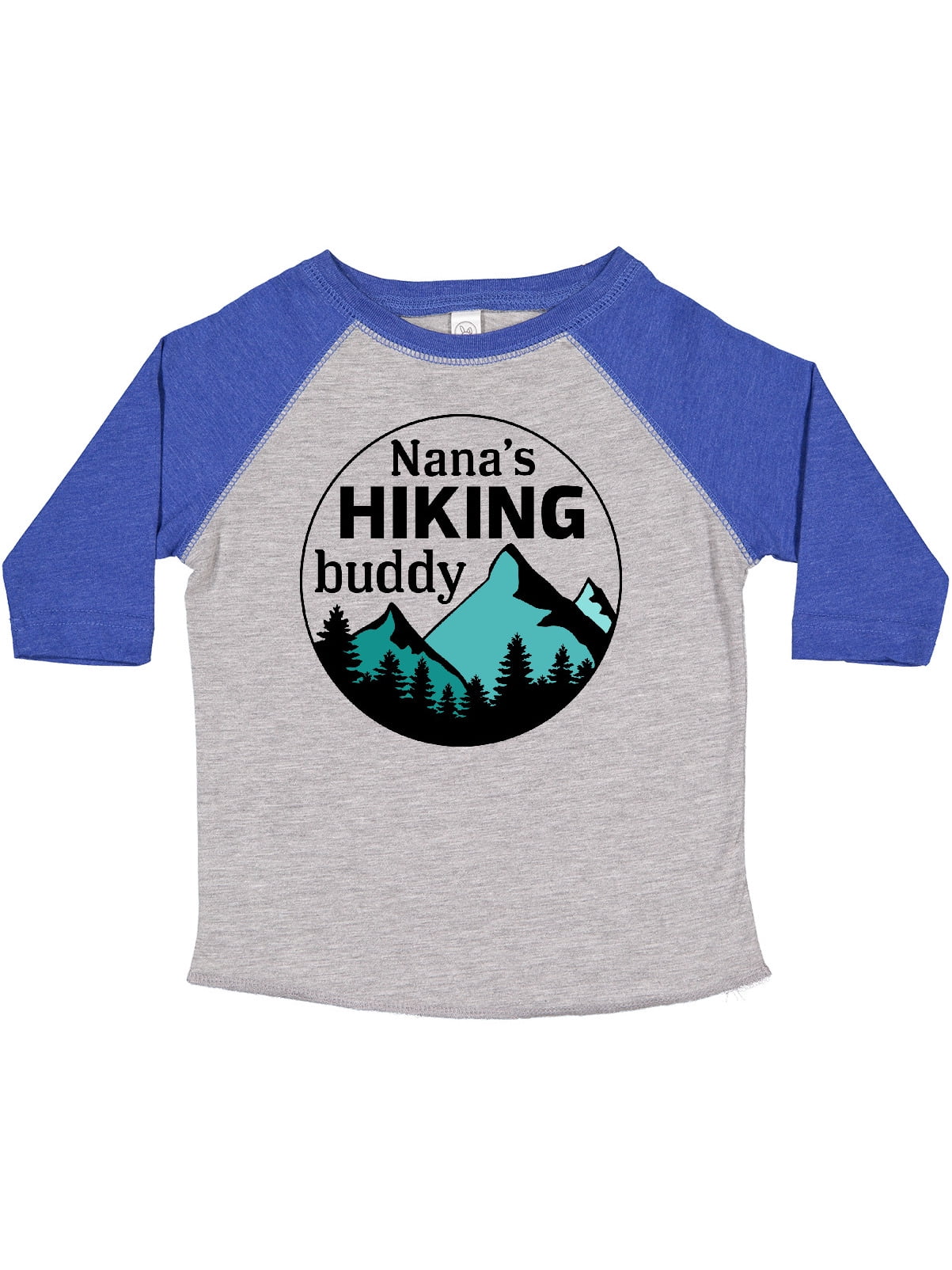 Inktastic Nana's Hiking Buddy with Mountains and Trees Boys or Girls Toddler T-Shirt