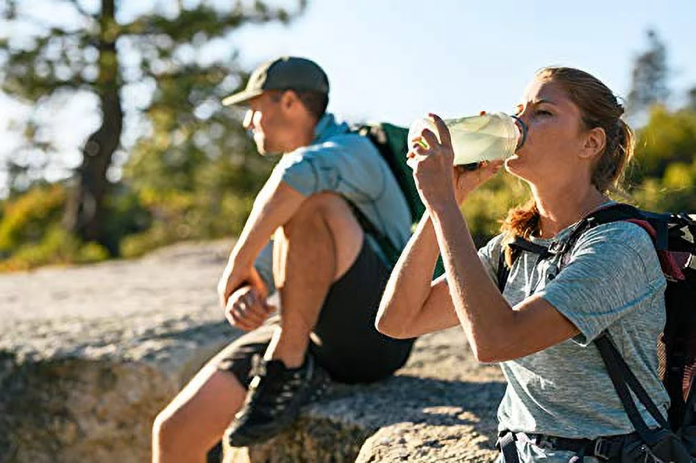 HydraPak Stash Water Bottle, Malibu Blue, 750ml,