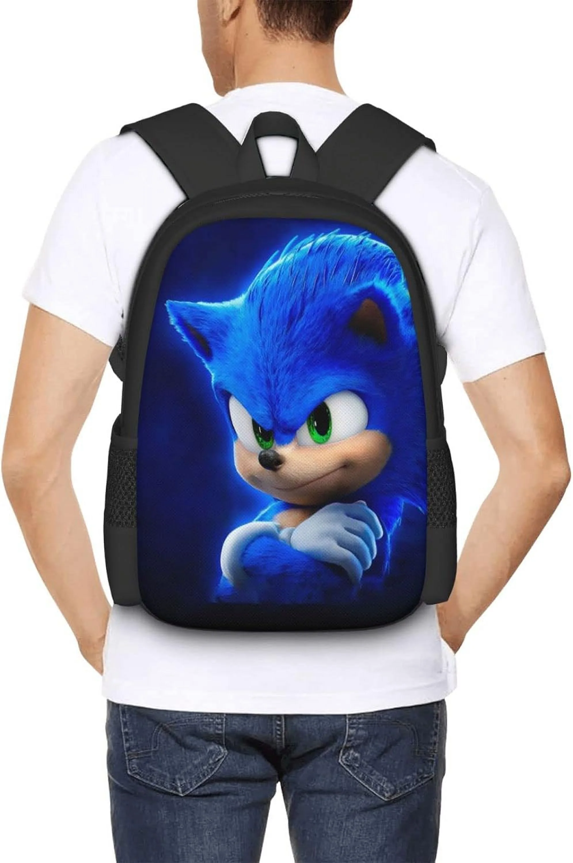 Sonic the Hedgehog 3pcs Backpack Set Casual Travel Backpack 01 XGZ