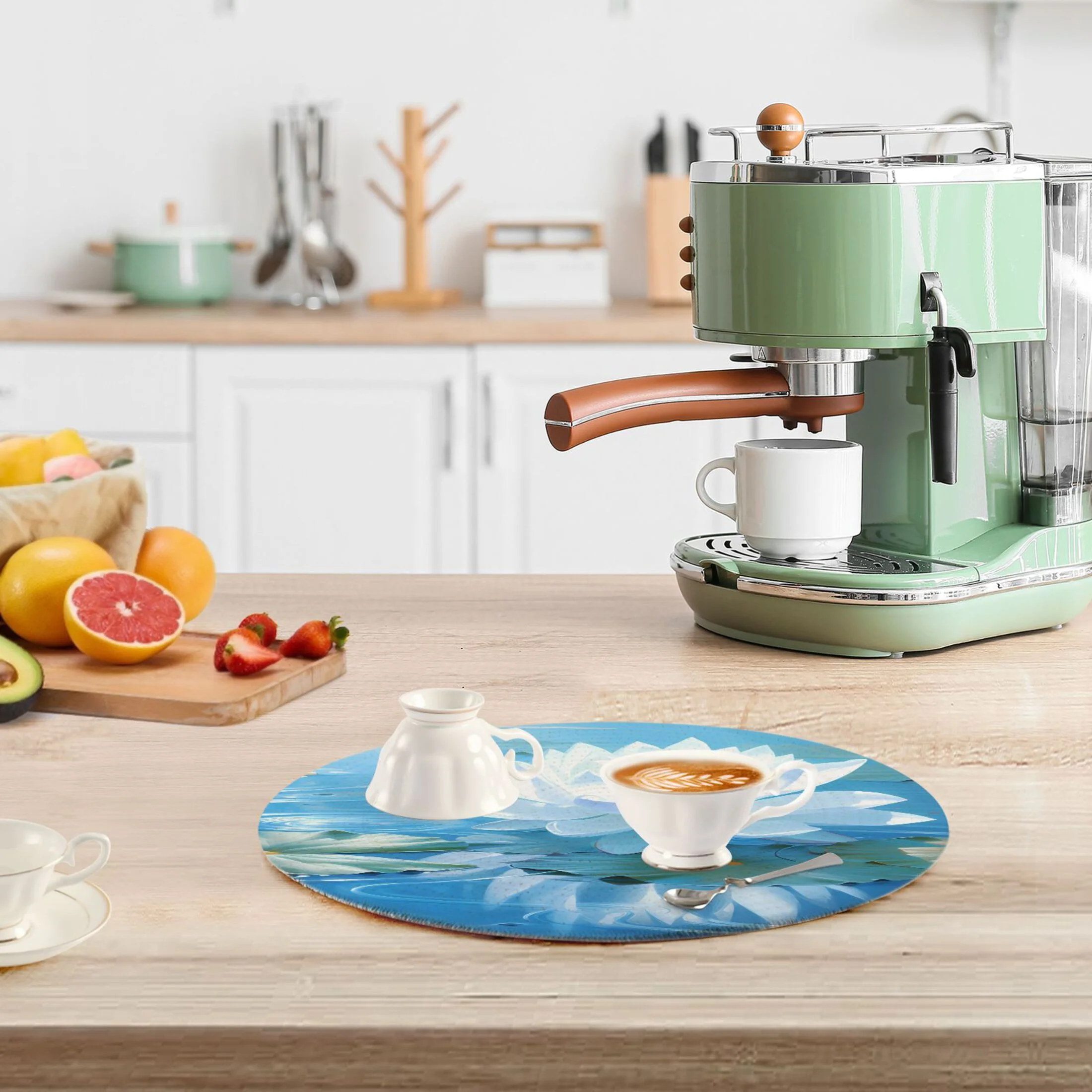 Flower Lotus 3 PCs Pot Holders Trivets Kitchen 15