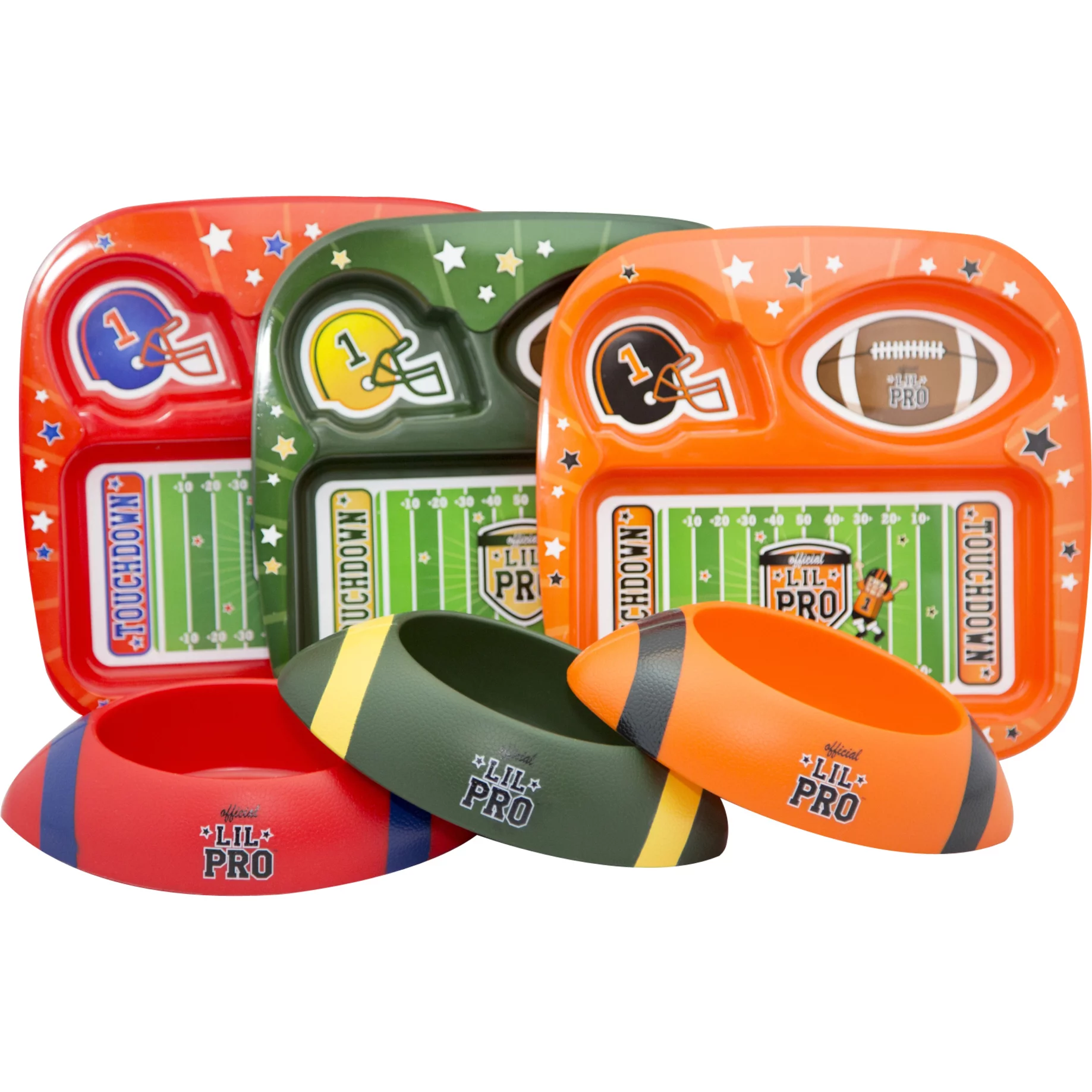 Remarkabowl, Lil Pro Dish Set, Football, Green