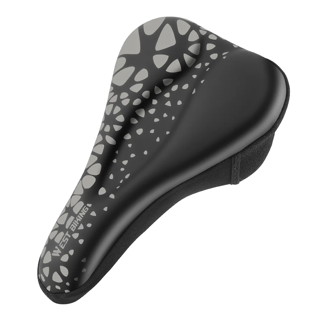 moobody Bike Saddle Cover for Road Bicycle Seats: Thickened Soft Silicone Pad, AntiSlip Cushion