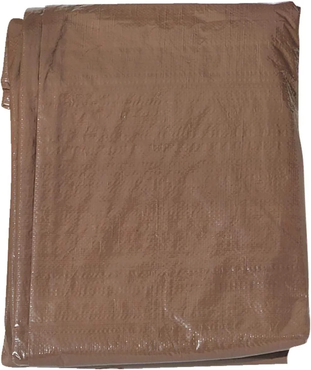 Do it Best 764396 Med Duty Tarp, 16X20, Brown/Green