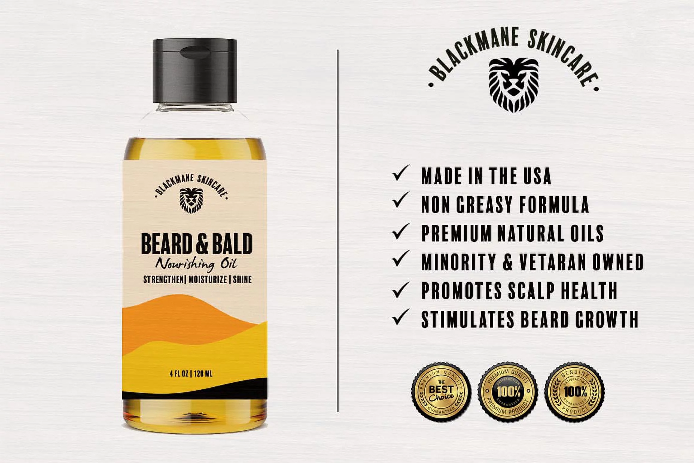 Bald Head Moisturizer; Bald Head Care and Bald and Beard Oil For Men