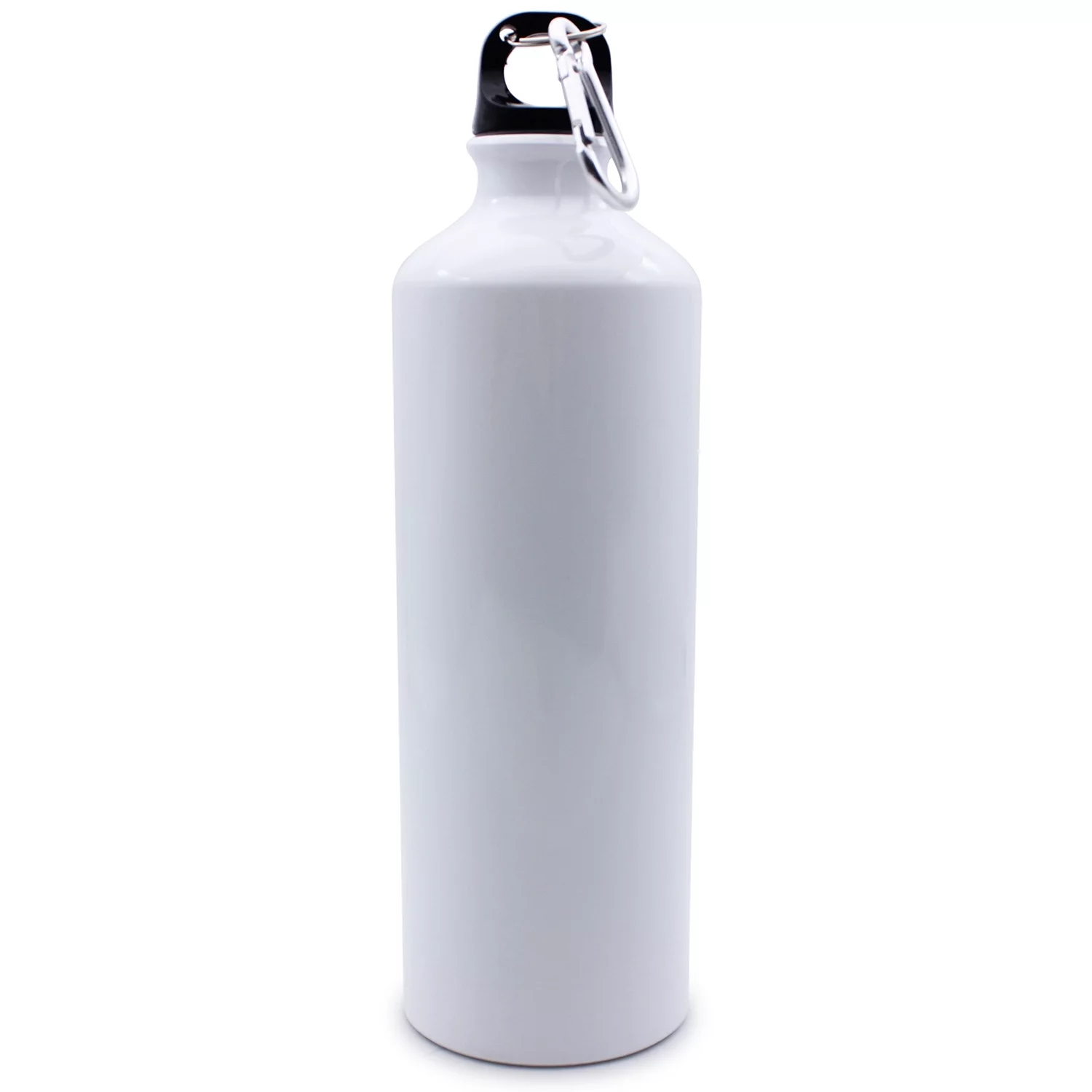 Qomolangma 60pcs 750ml Aluminum Sports Bottle for Sublimation Printing White