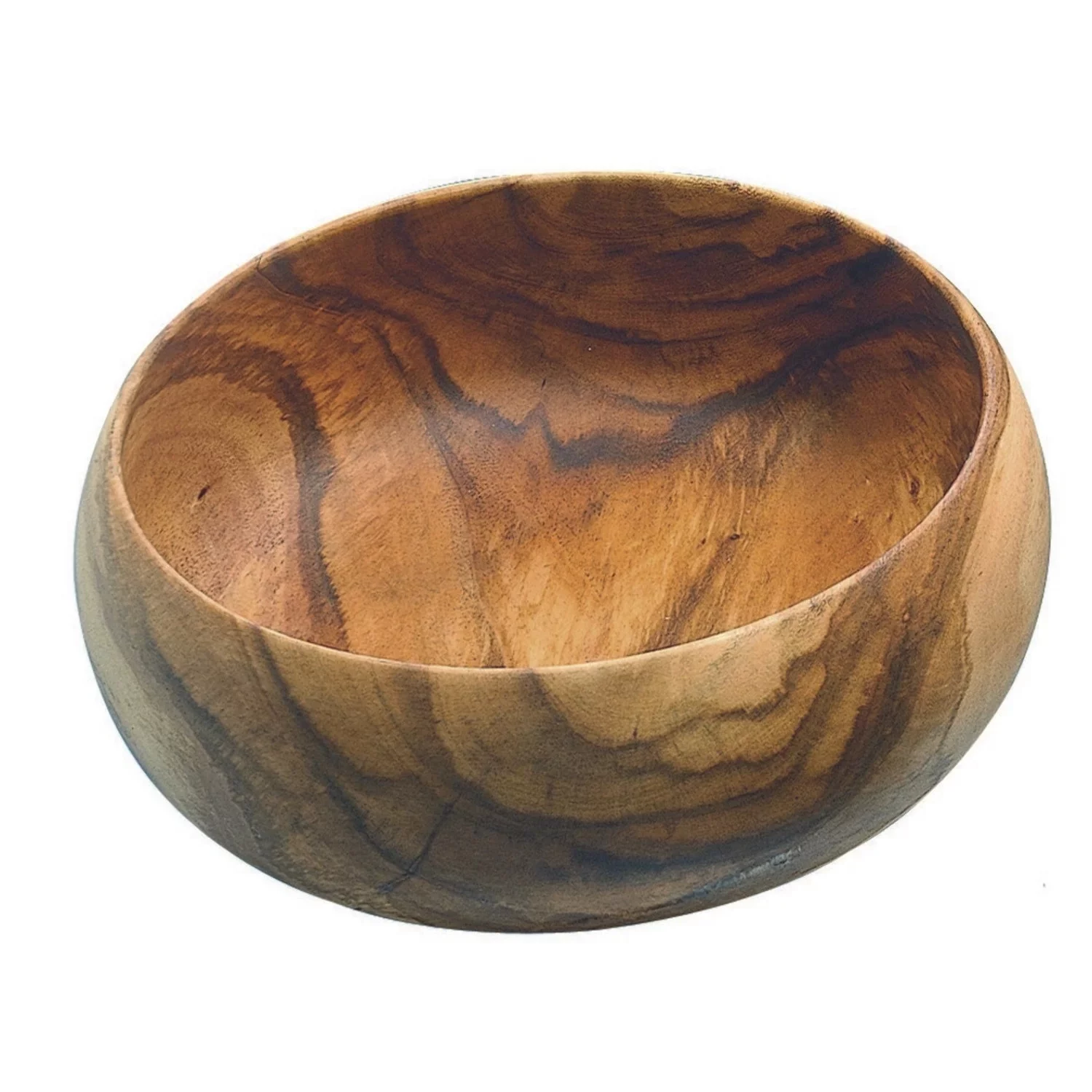 Acacia Wood Calabash Bowl