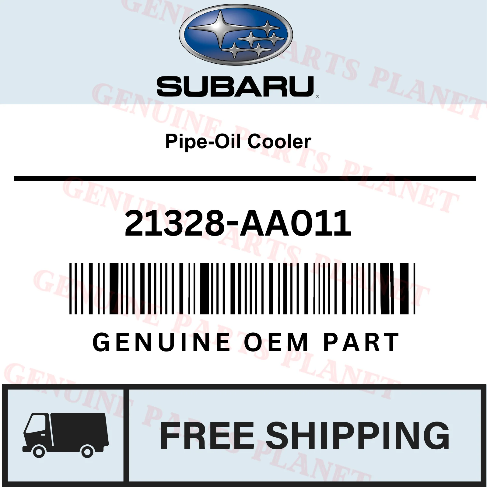 OEM Genuine Subaru 1991-2009 Pipe-Oil Cooler - 21328-AA011