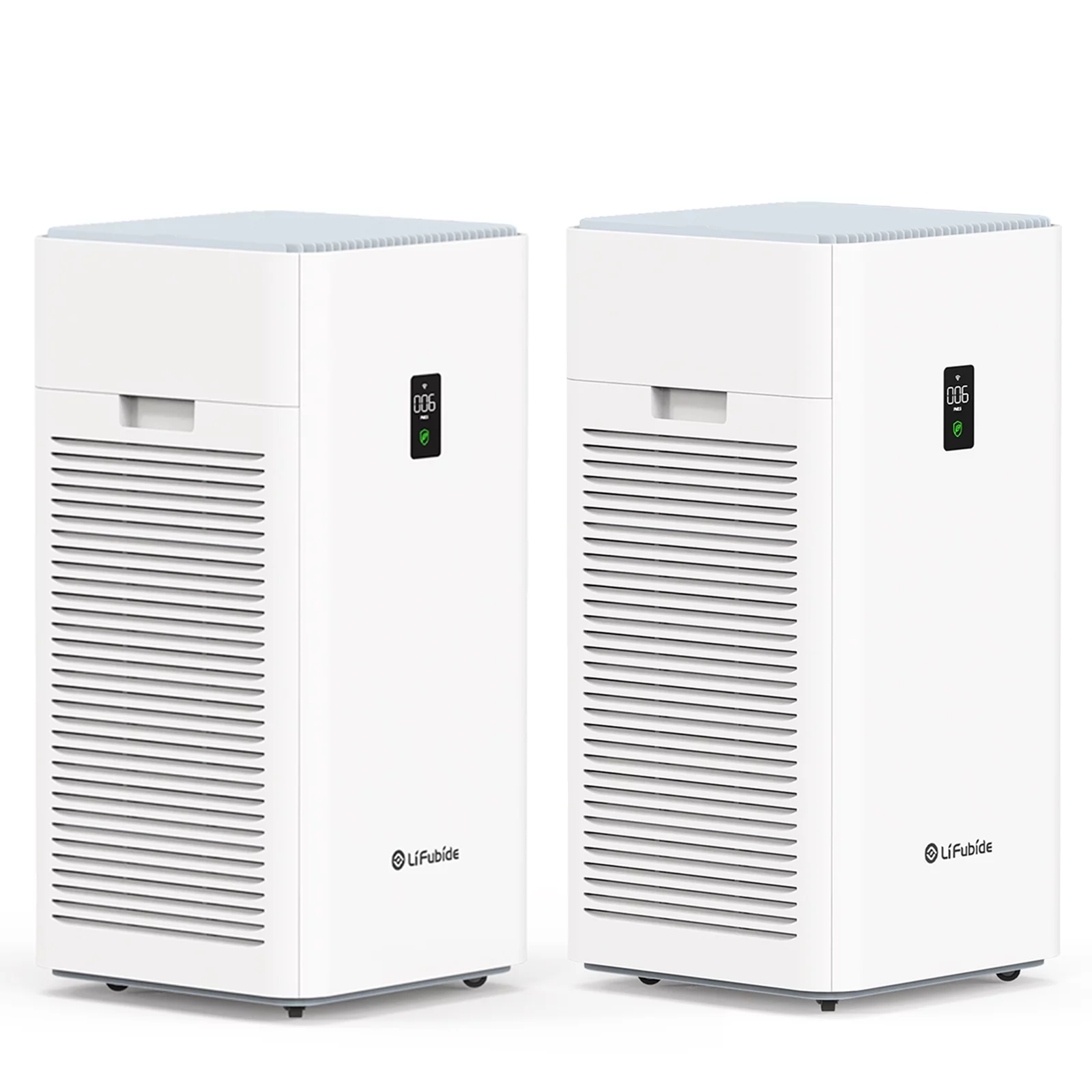 Lifubide Large Room Air Purifier, H13 True HEPA,4555 Sq.Ft Coverage,24dB Low Noise For Bedroom, Removal Of 99.99% 0.01 Microns Particles, Pet Dander Smoke Odor Dust,2 Pcs Air Puri Y1000