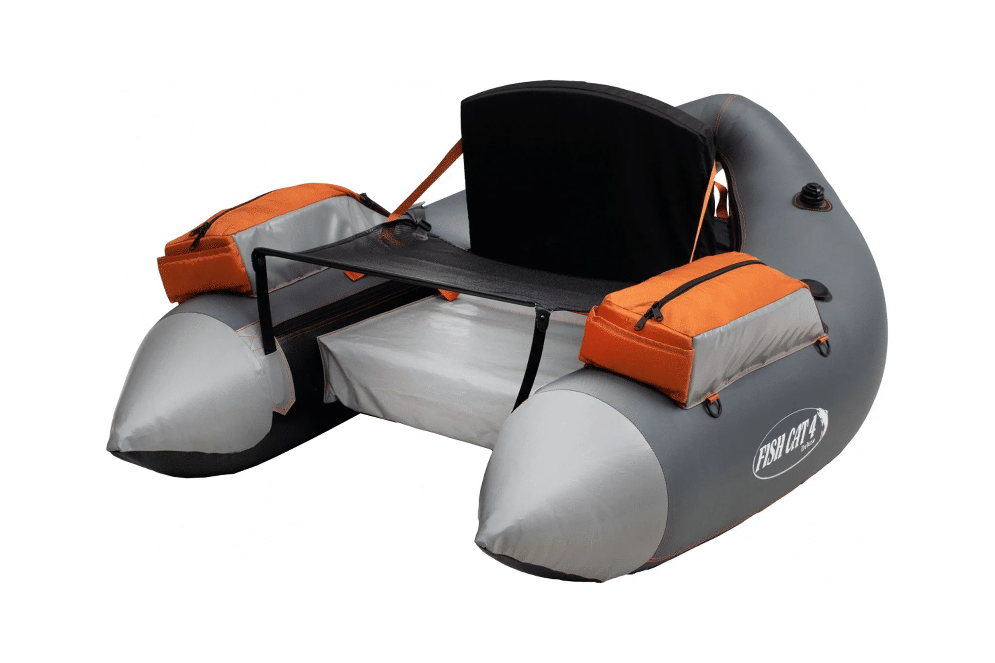 Outcast Fish Cat 4 Deluxe LCS - Gray - Float Tube