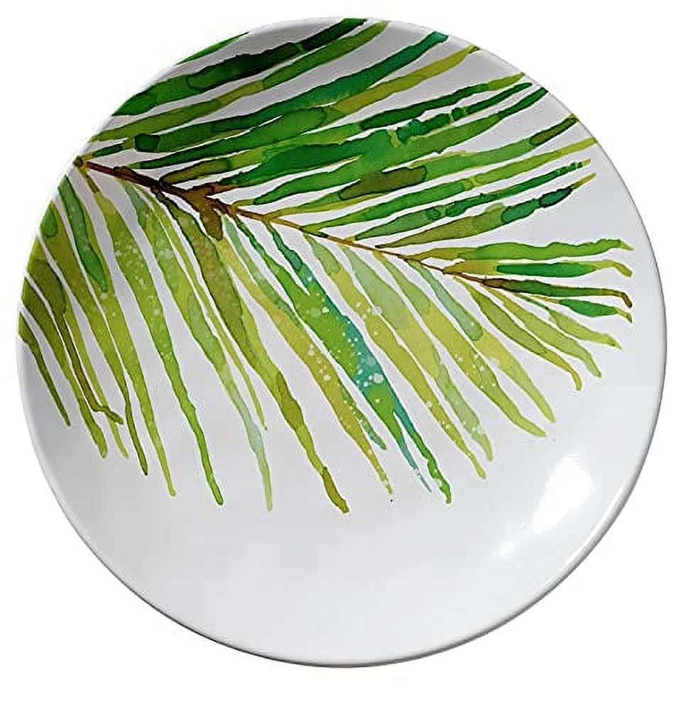 Merritt - Melamine Round Salad Plate - Tropical Fe