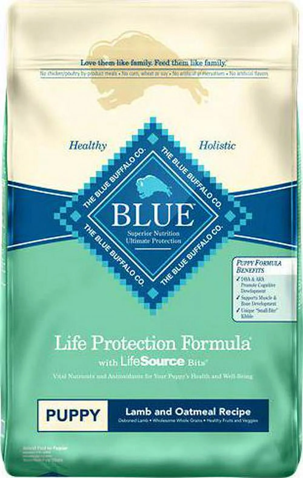 Blue Buffalo Life Protection Puppy Lamb and Oatmeal Recipe Dry Dog Food