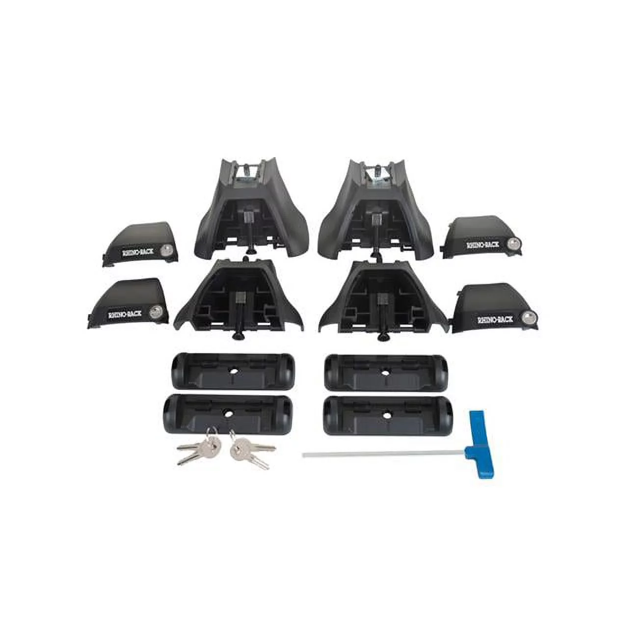 Rhino-Rack USA  Roof Rack Leg Kit for Vortex Aero on Bare Roof - Set of 4