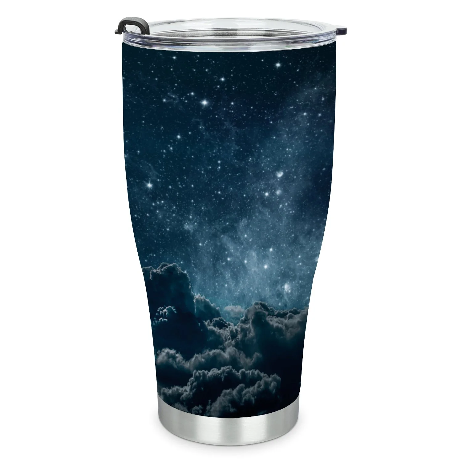 Hidove Stainless Steel Tumbler, Night Sky 30oz Leak Proof & Stainless Steel Bottle for Hot & Cold Drinks - Coffee Travel Mug, Water Metal Canteen, Thermal Cup