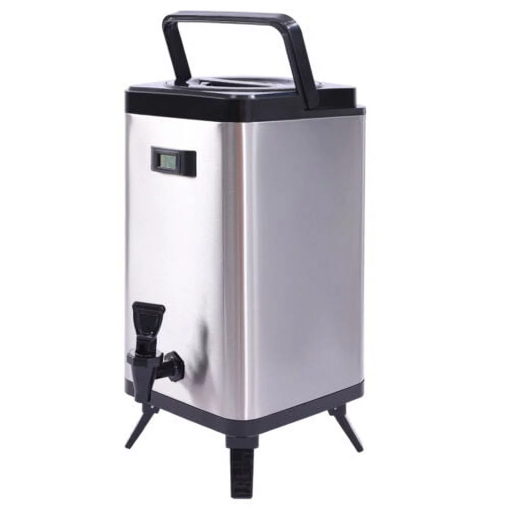 12L Insulated Beverage Dispenser Hot & Cold Tea Water Dispenser Stainless Steel