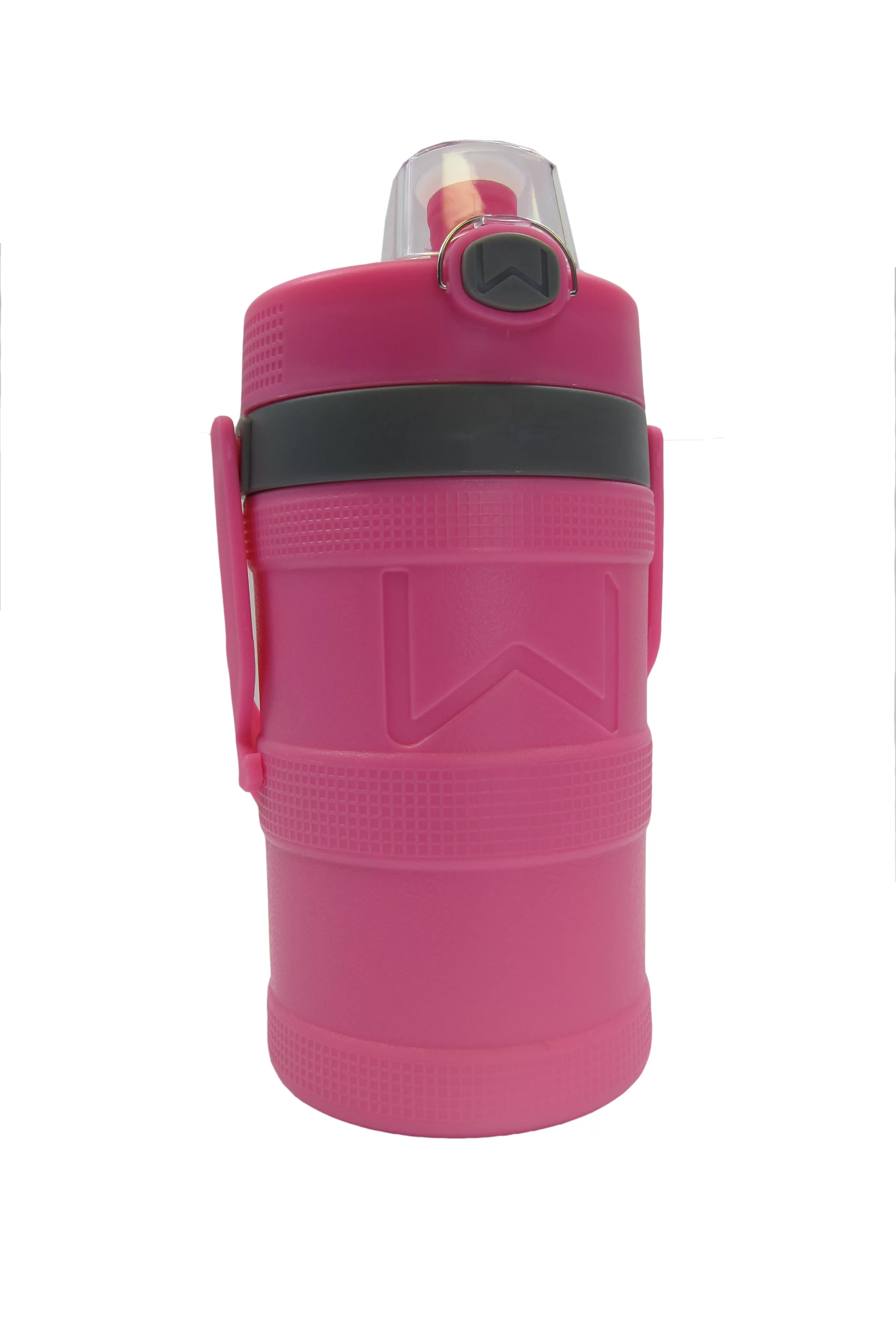 Flash E Sales Wellness Foam Insulated Water Bottle with Carry Handle and Hook 64 oz. - Pink - 64 Oz.
