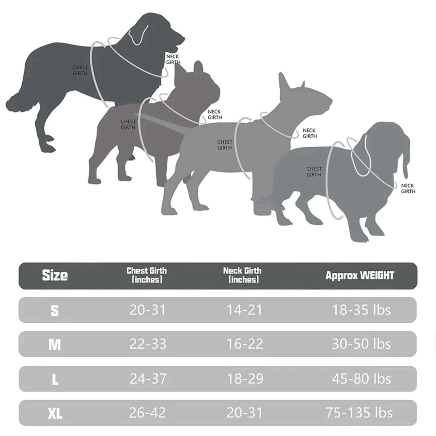 Auroth Tactical Dog Harness Adjustable Metal Buckles Dog Vest with Handle, No Pulling Front Leash Clip - Gray