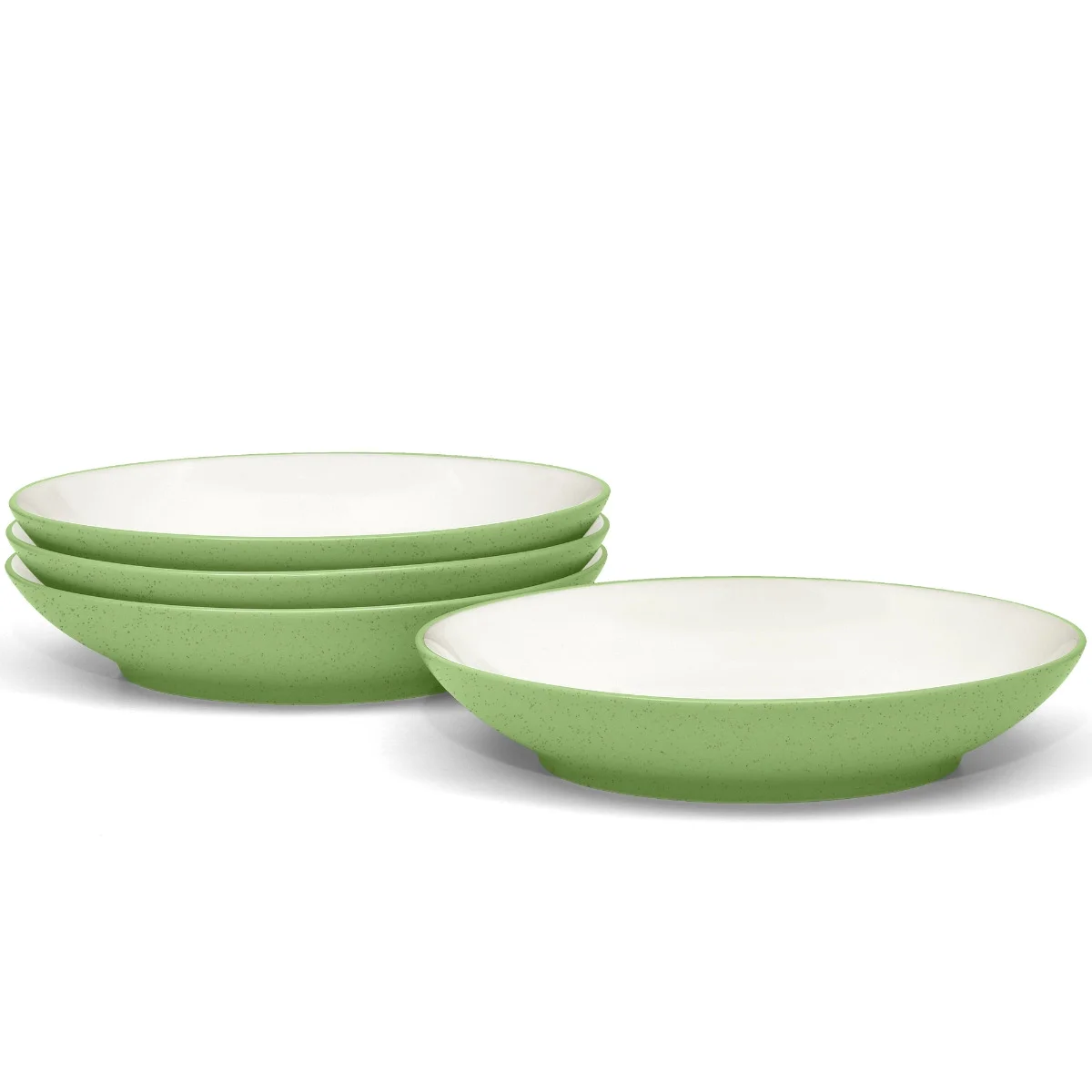 Noritake Colorwave Apple Set of 4 Coupe Pasta Bowls
