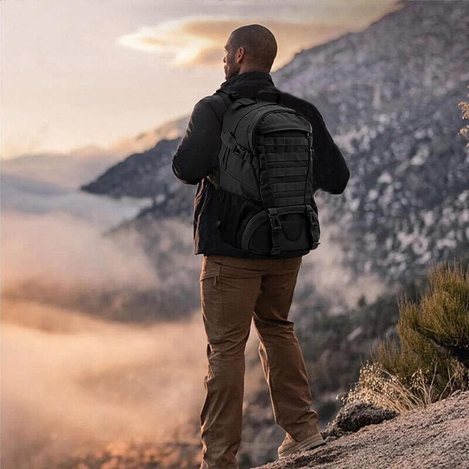 Military Tactical Backpack Army Molle Bag Out Bag Rucksack Travel Camping Hiking