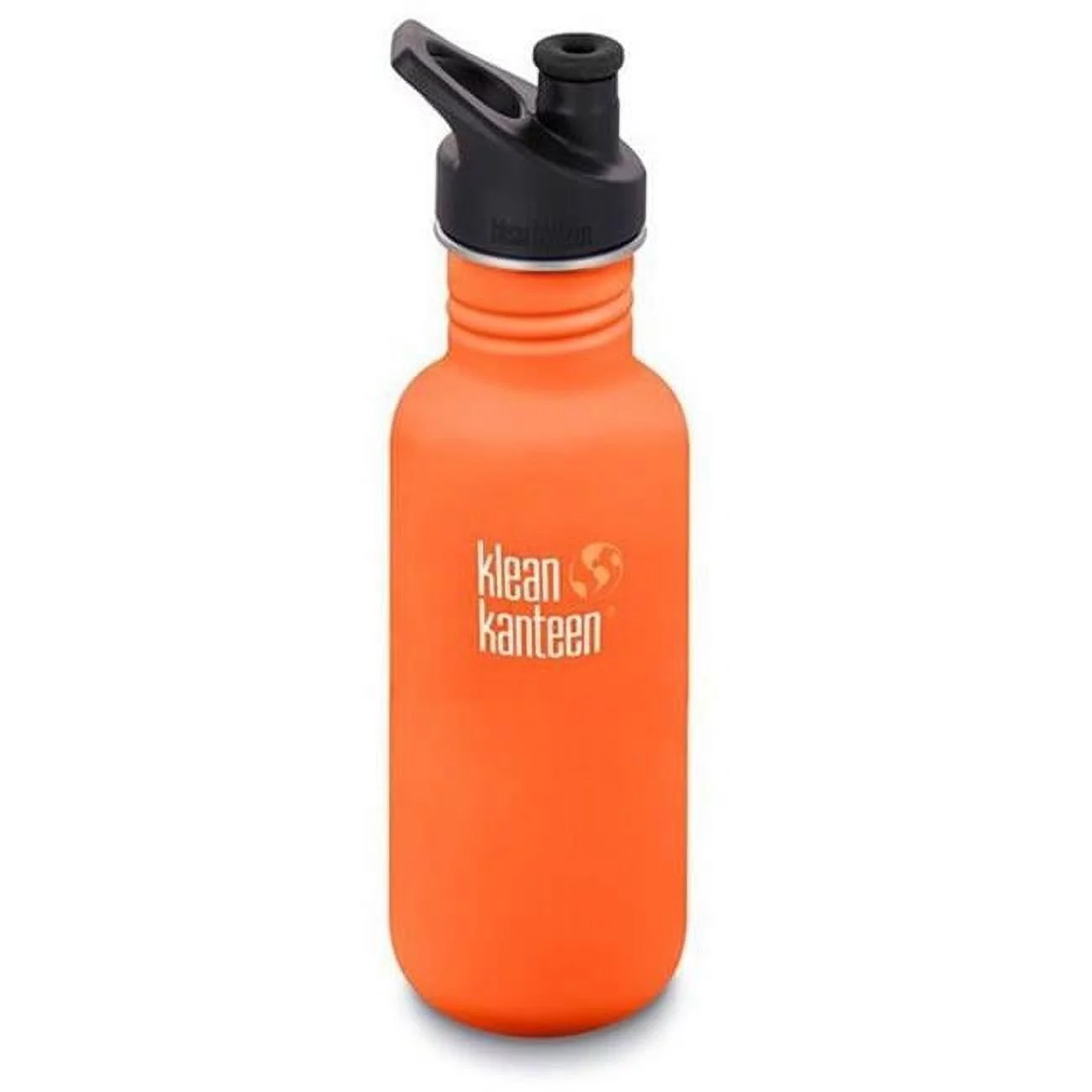 Klean Kanteen 1005662 18 oz Classic Stainless Steel Single Wall Non-Insulated Water Bottle with Sport Cap, Sierra Sunset