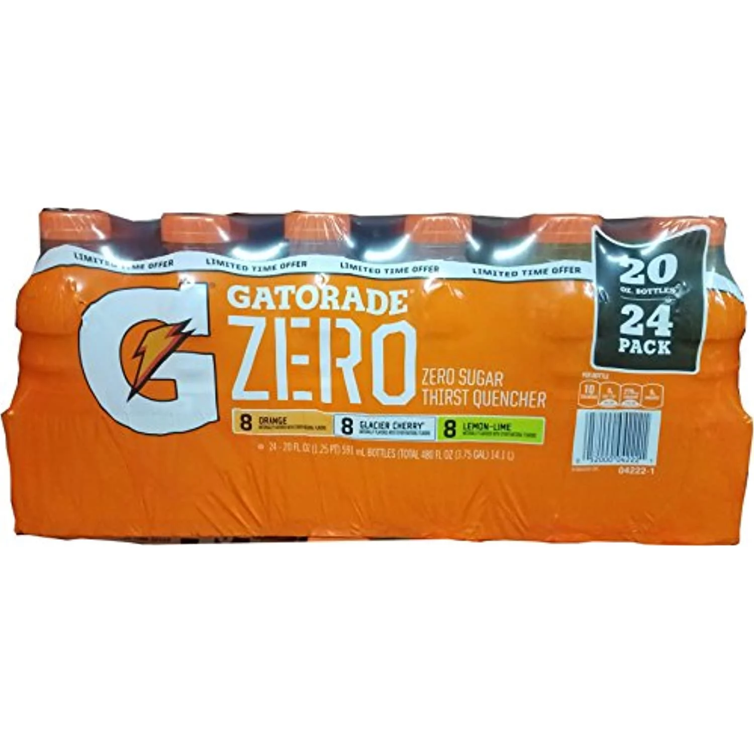 Gatorade Zero Thirst Quencher Variety Pack, 20 Fl Oz (Pack Of 24)