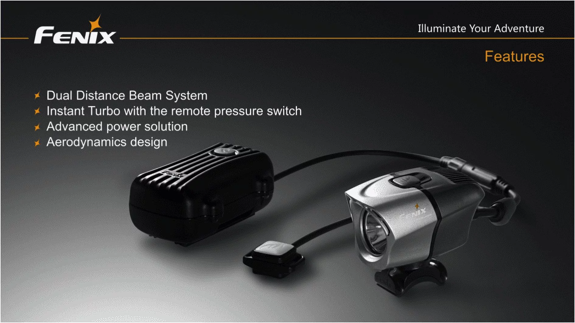 Fenix BTR20 CREE XM-L T6 800 Lumen NEUTRAL WHITE Rechargeable LED Bicycle Light