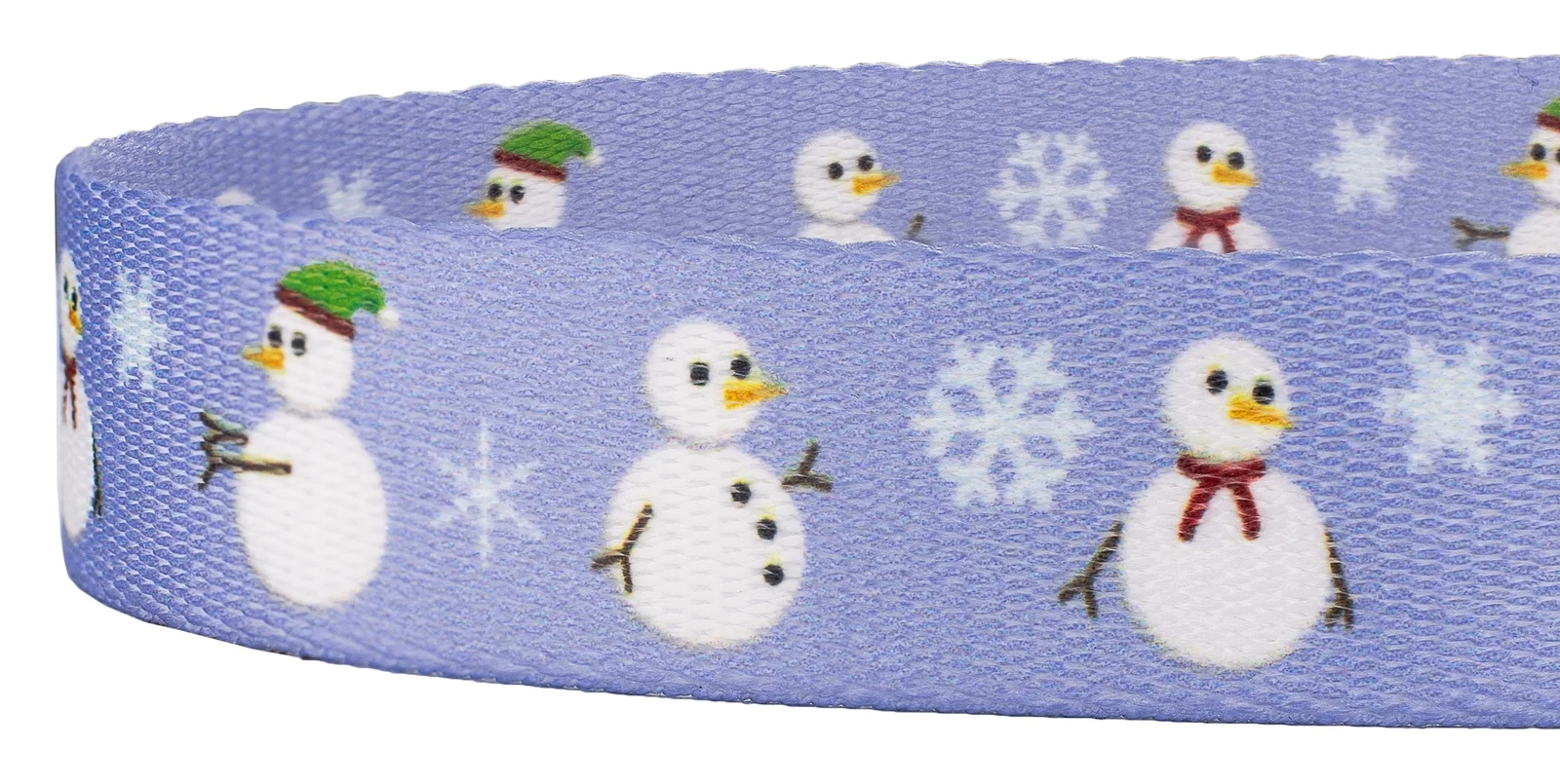 Country Brook Design® 5/8 inch Snowman Dog Leash, 6 Foot