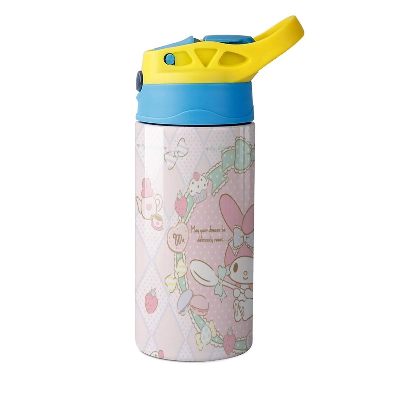My Melody Cute Children's Water Bottle Vacuum Insulated Stainless Steel Cup With Straw Toddler Thermoses
