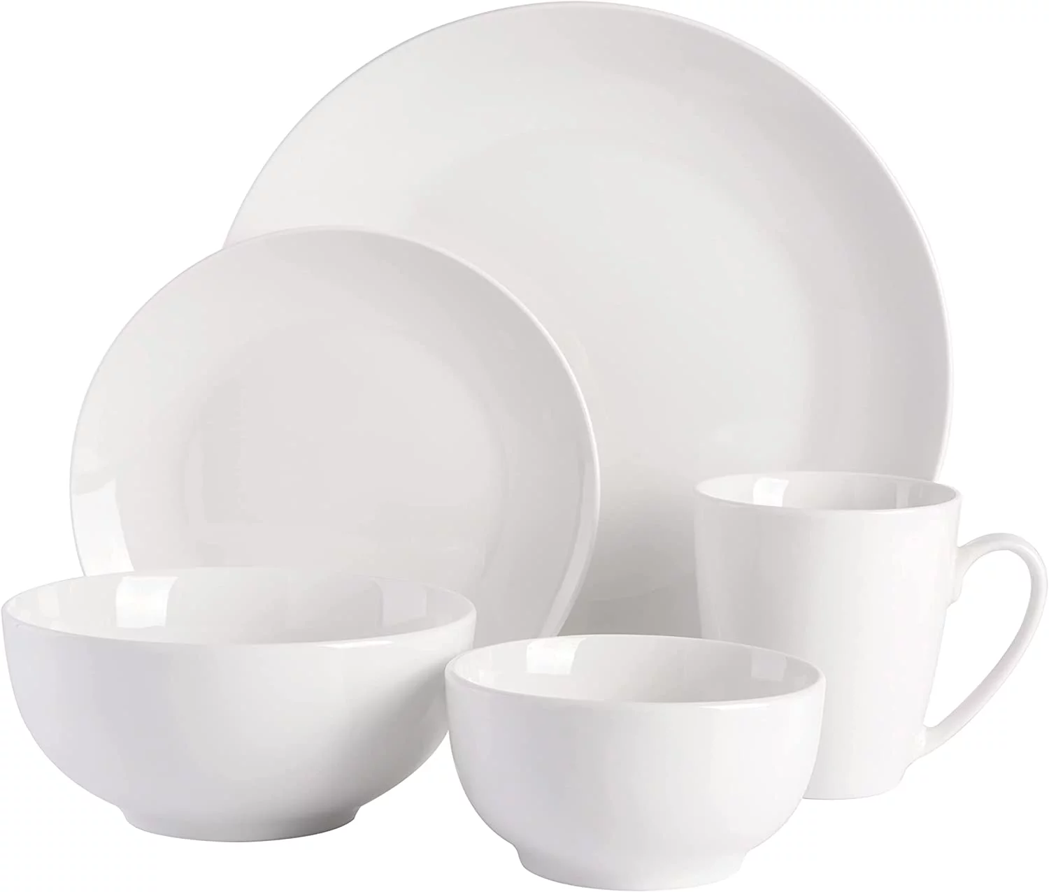 Gibson Home Ogalla 30-Piece Dinnerware Set - White