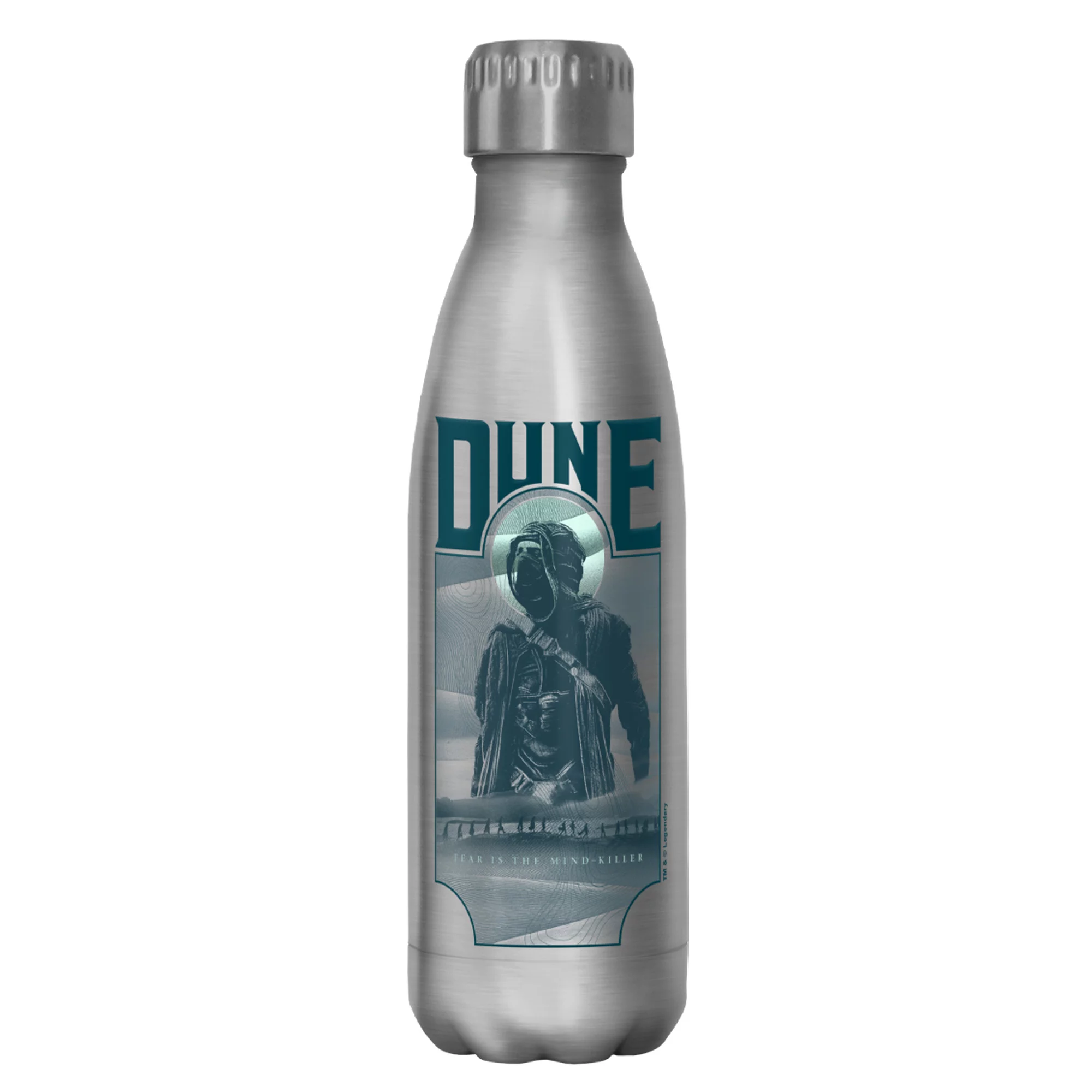 Dune Paul Atreides Fear is the Mind-Killer  Stainless Steel Water Bottle Stainless Steel 17 oz.