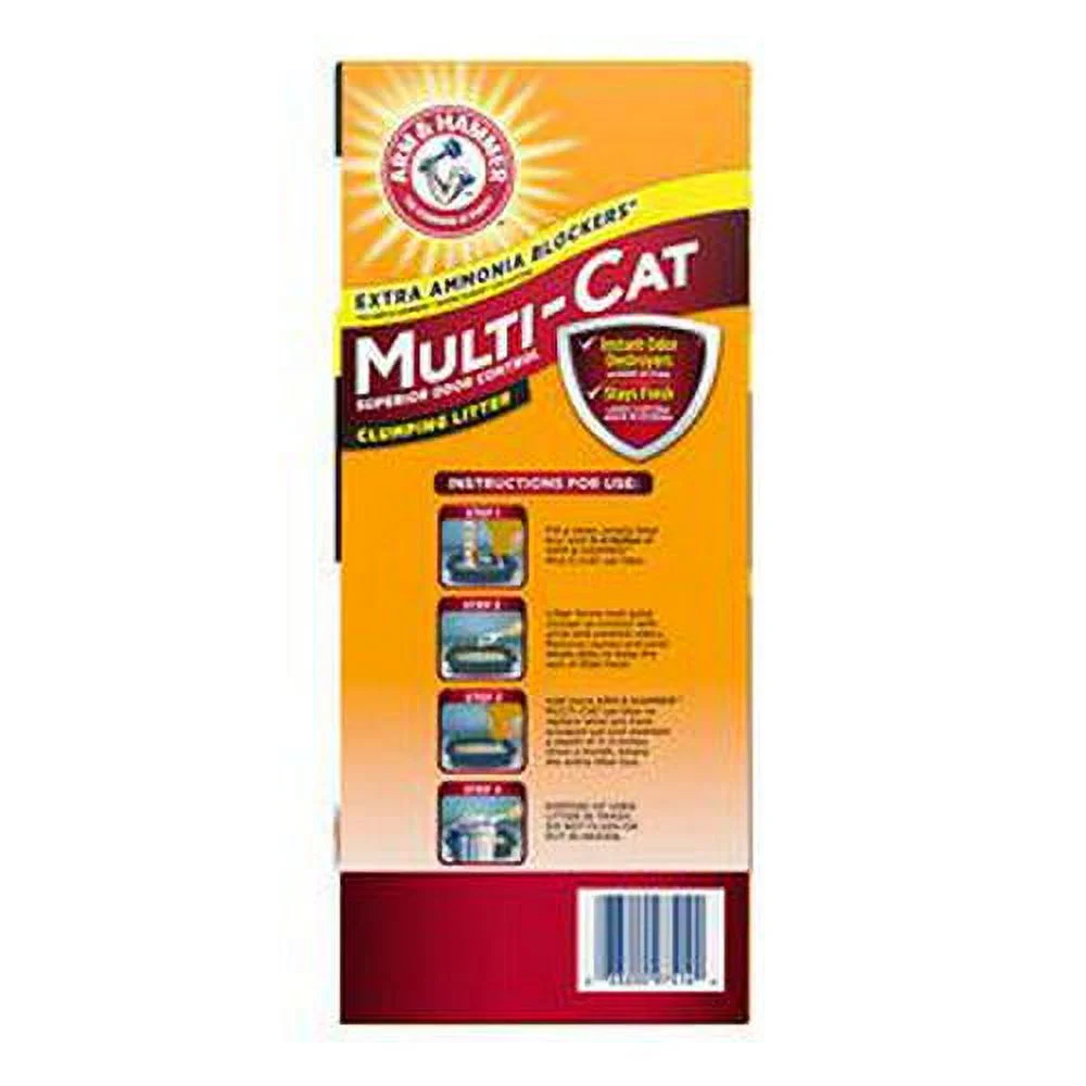 Arm and Hammer MultiCat Clumping Litter, Scented 29lb