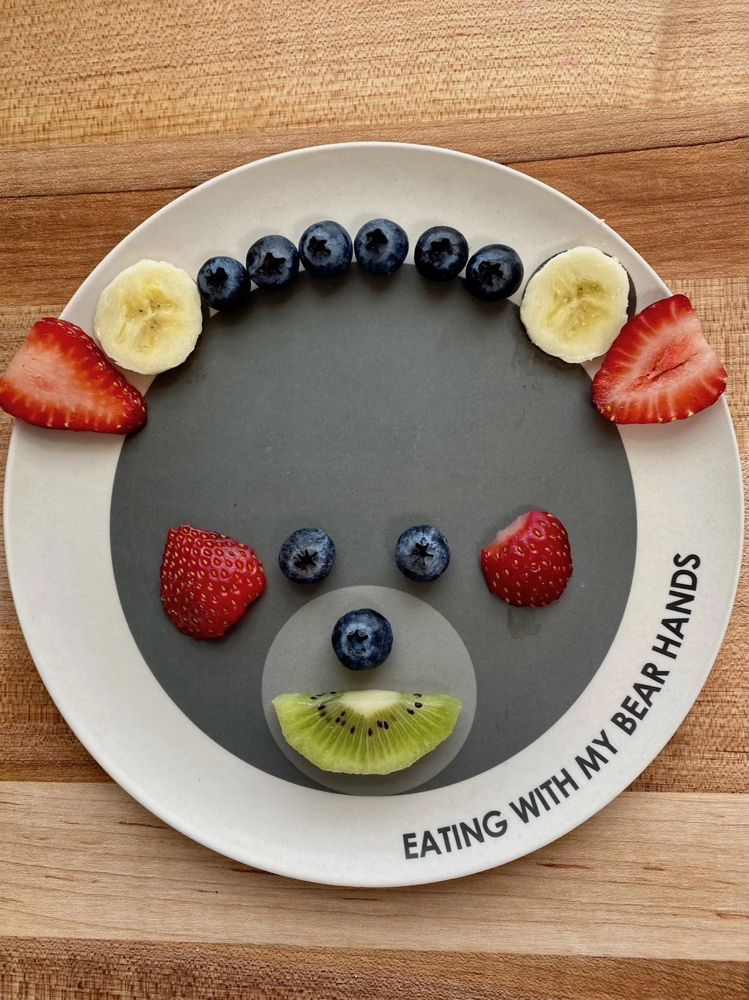 Red Rover Bamboo Plates, Set of 4, (Monkey, Pig, Lion, Bear)