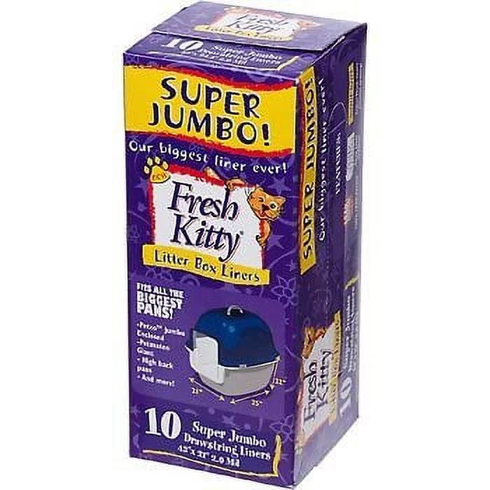 Fresh Kitty 10 ct Super Jumbo Liners 2 mil