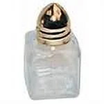 Winco G-101 Square Shakers with Brass Tone Tops, 1/2-Ounce