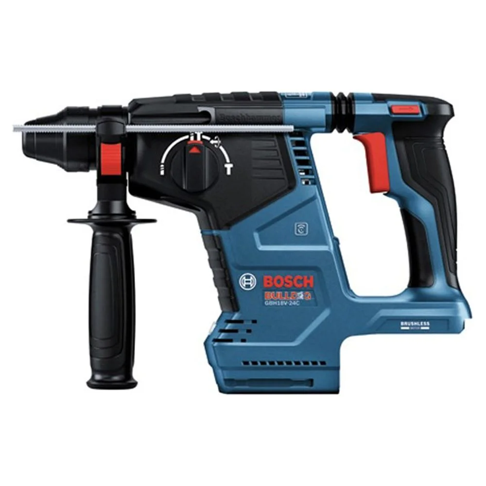 Restored Bosch GBH18V-24CN-RT 18V Brushless Lithium-Ion SDS-Plus Bulldog 1 in. Cordless Rotary Hammer (Tool Only) (Refurbished)