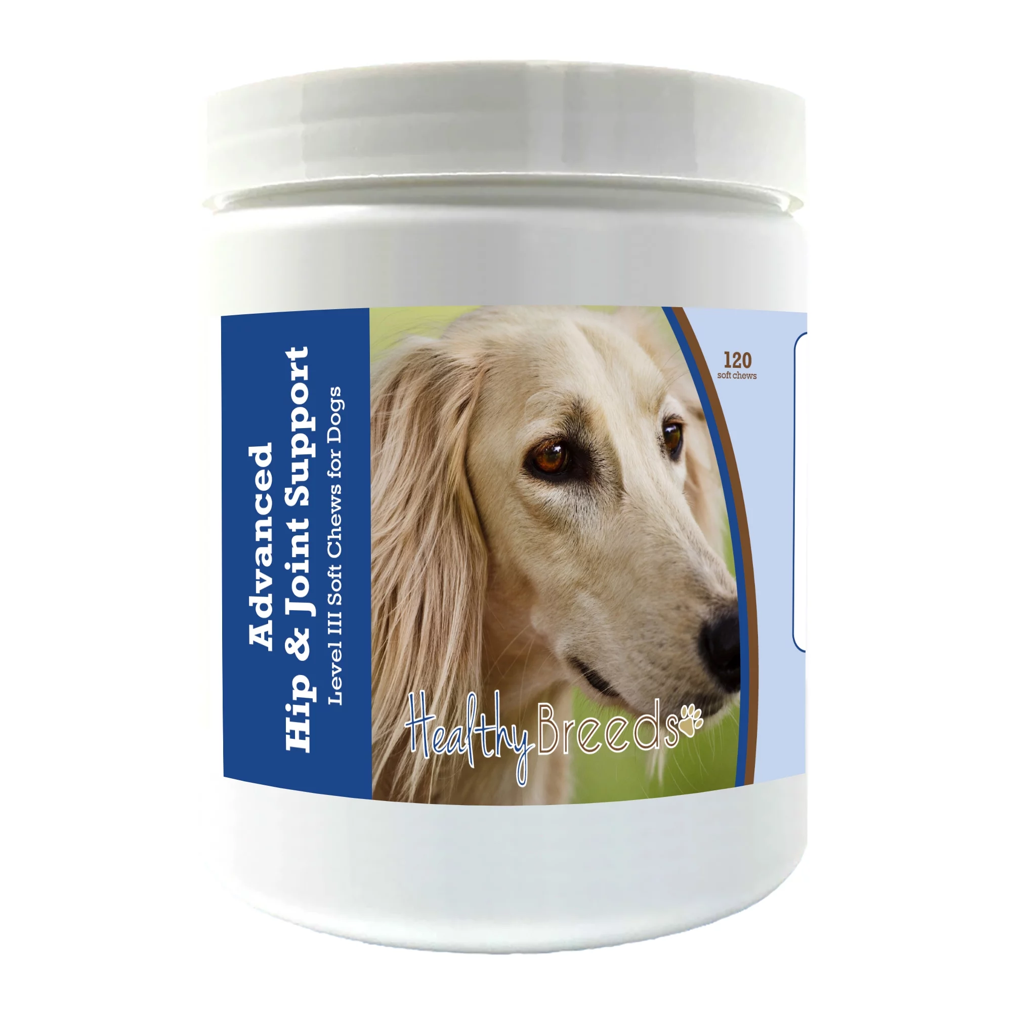 Healthy Breeds Saluki Advanced Hip & Joint Support Level III Soft Chews for Dogs 120 Count