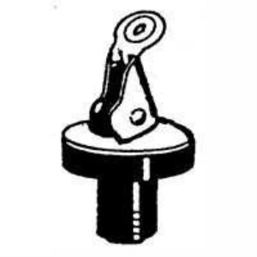 US Hardware M-029C Bailer Plug Neoprene For 1/2 in Livewell Drain