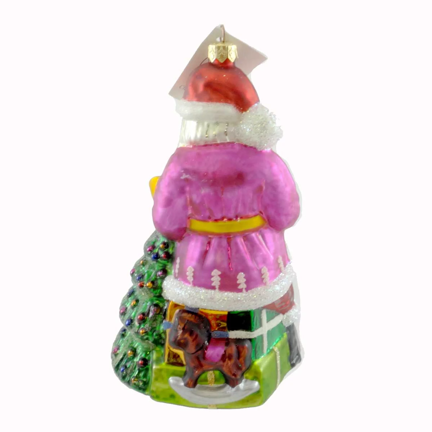 Christopher Radko MERRY TUNE Glass Ornament Christmas Santa Tree