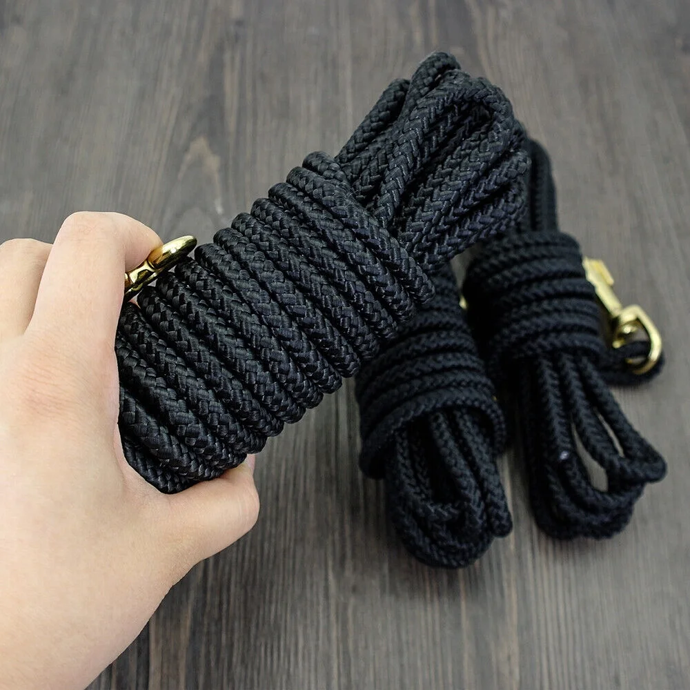 10/16/33/66ft Extra Long Pet Dog Tracking Leash Nylon Rope Agility Training Lead