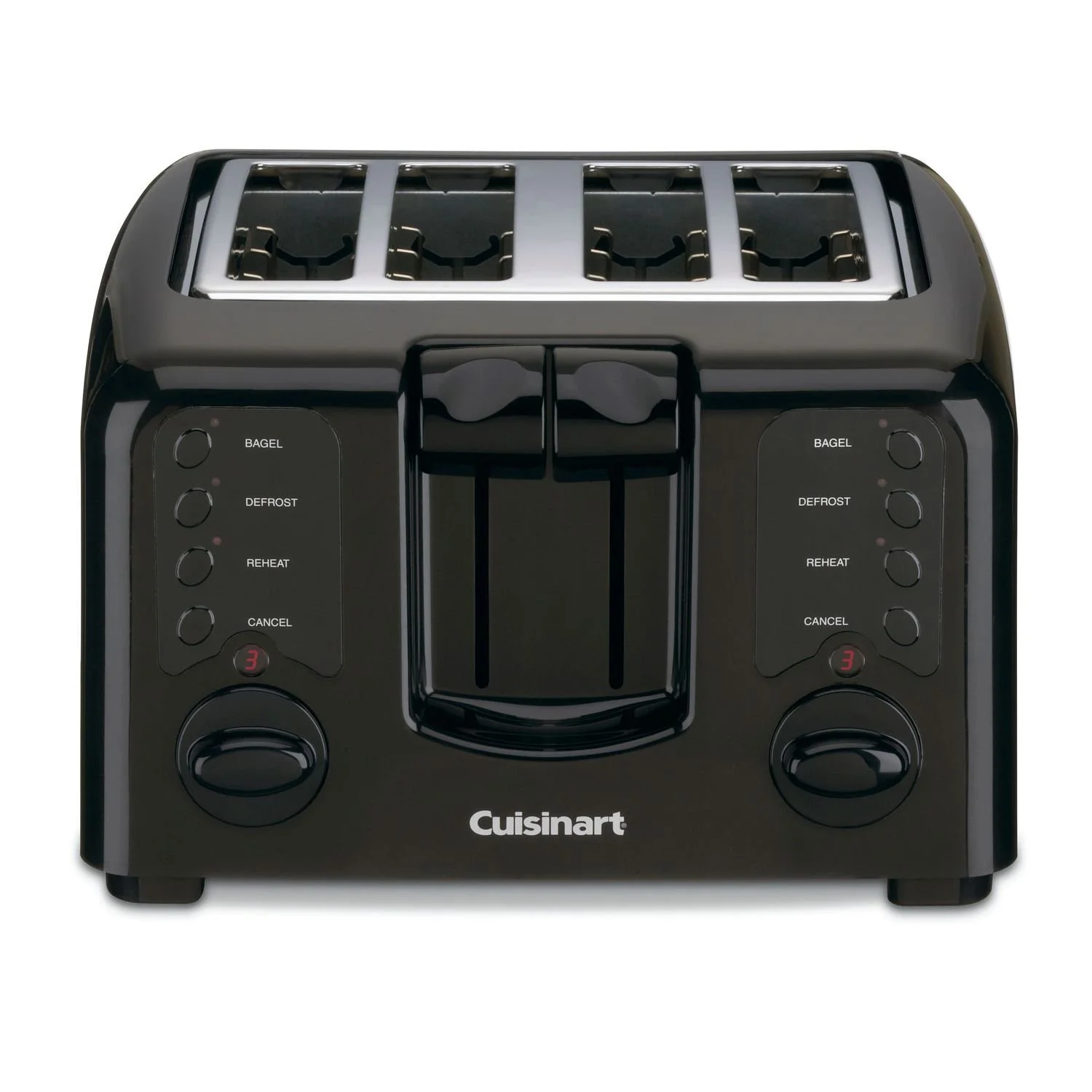 Cuisinart CPT-142BKFR Compact 4-Slice Toaster, Black (Certified Used)