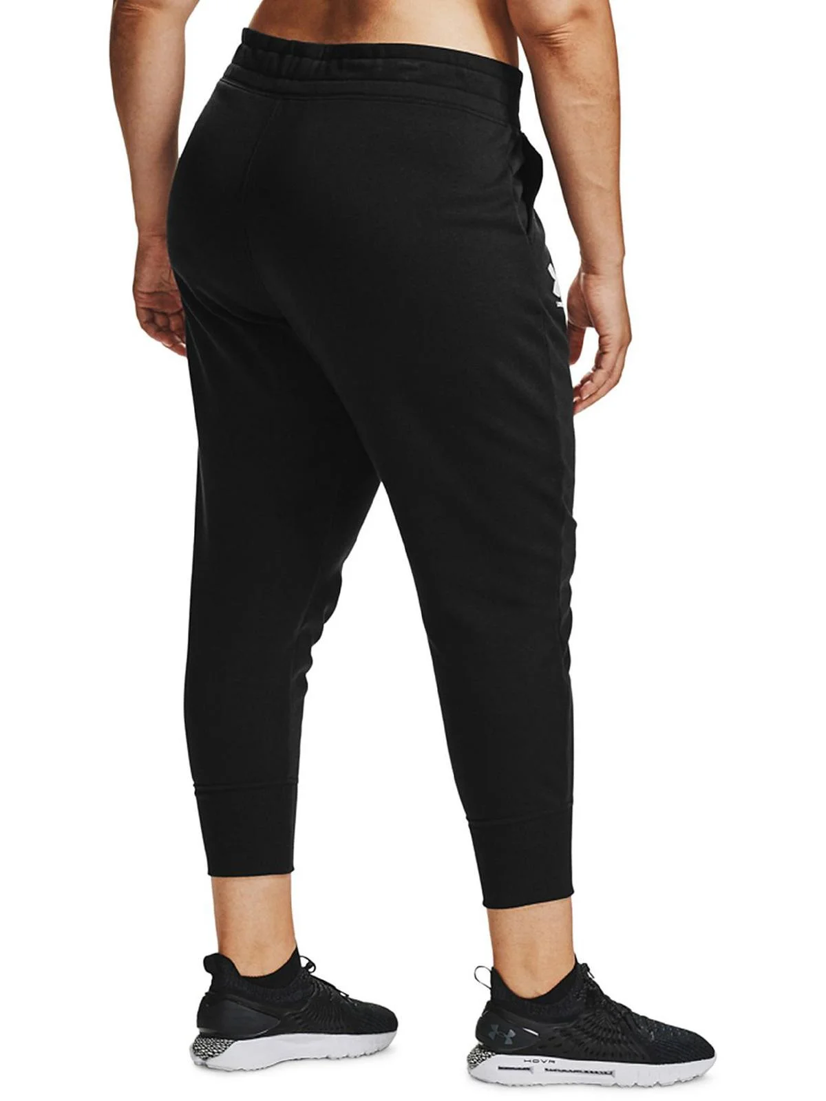 Under Armour Women's Rival Fleece Jogger Pants Black Size 2X