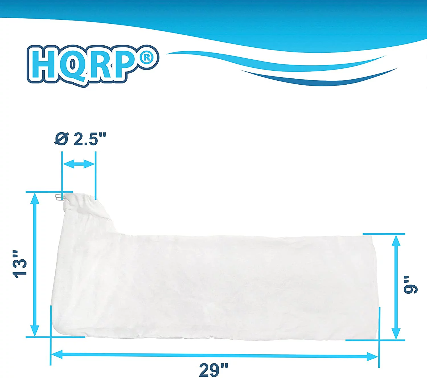 HQRP 3-Pack Dust Collector Bag for Bosch GTS1031, GTS1041A, 4000, 4100, 4100-09 Worksite Jobsite Tablesaws