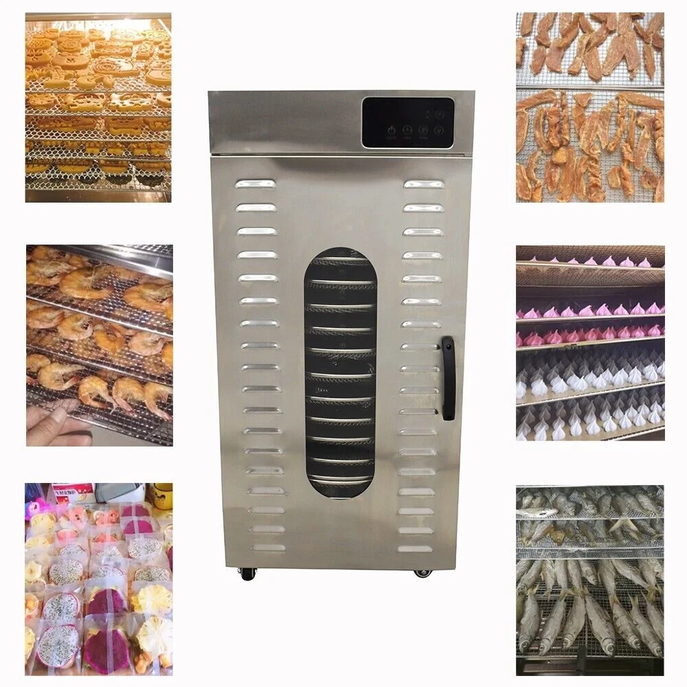 PreAsion 16 Layer Rotary Dryer Machine Fruit and Vegetable Dryer Food Dryer Pet Freeze-drying Machine110V