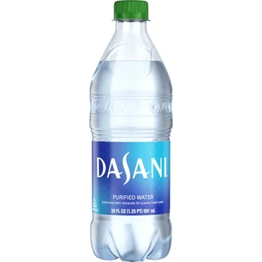 DASANI Purified Water Bottles, 20 fl oz, 24 Pack