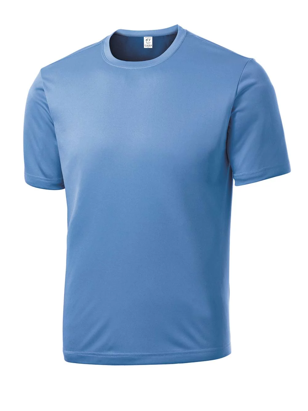 Gravity Threads Mens Short-Sleeve Moisture Wicking Shirt - CarolIna Blue - X-Large