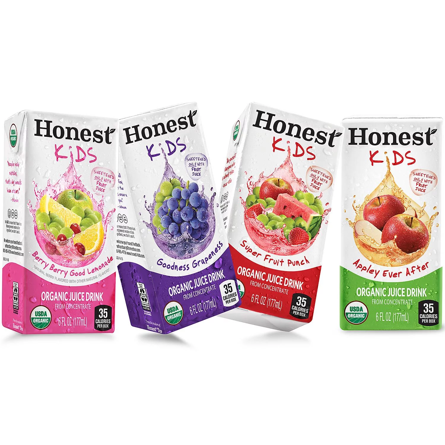 Honest Kids Organic Fruit Juice Drink Boxes, Assorted Flavors (6 oz., 40 ct.)