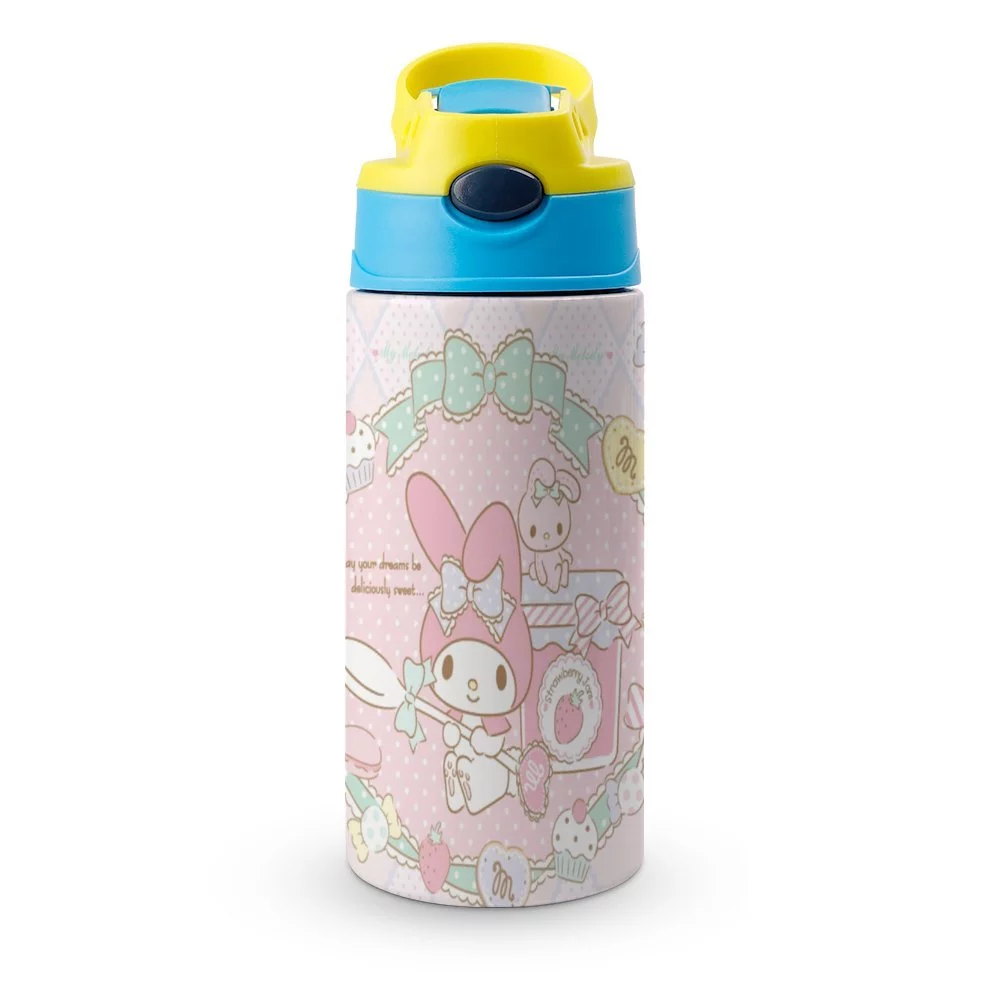 My Melody Cute Children's Water Bottle Vacuum Insulated Stainless Steel Cup With Straw Toddler Thermoses