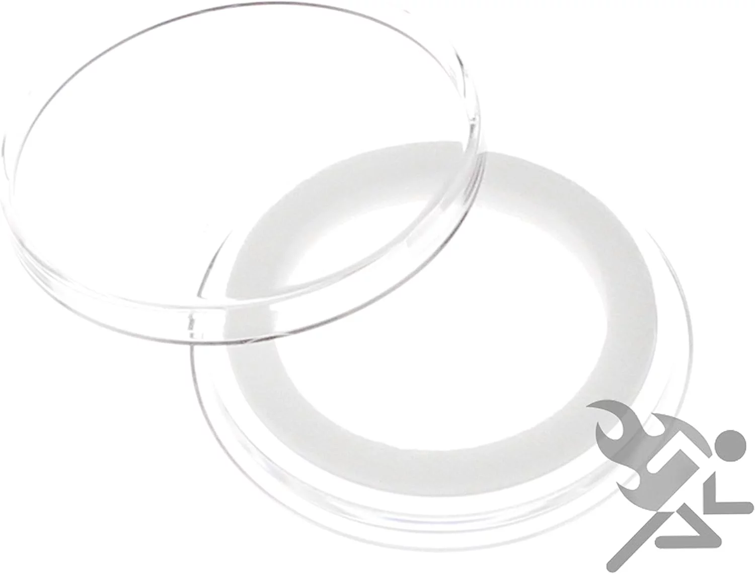 24Mm White Ring Coin Holder  For US American Seated Barber Standing Washington Quarters