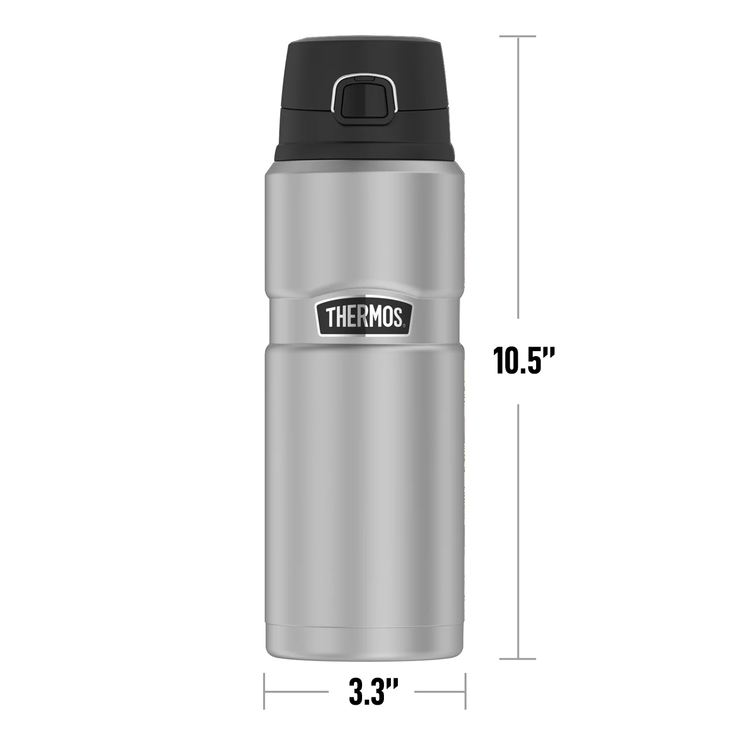 Jurassic Park Welcome To Jurassic Park THERMOS STAINLESS KING Stainless Steel Drink Bottle, Vacuum insulated & Double Wall, 24oz