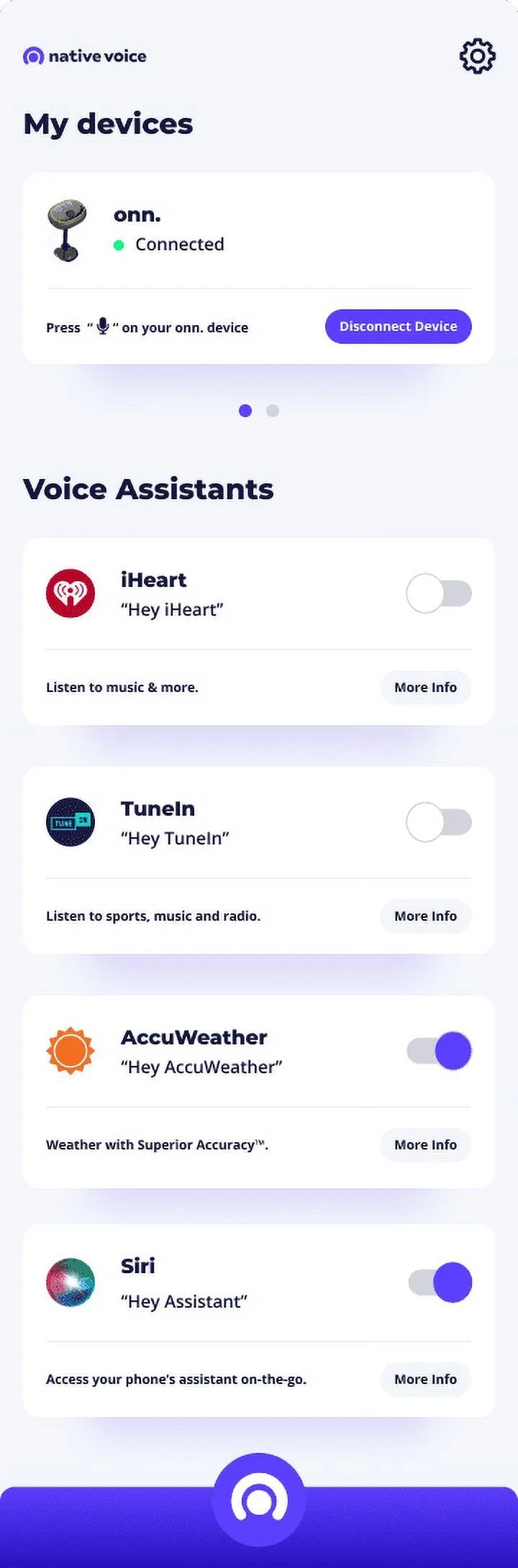 onn. Bluetooth Wireless FM Transmitter with Native Voice App Compatible with Smartphone,7*2.2*1.6'